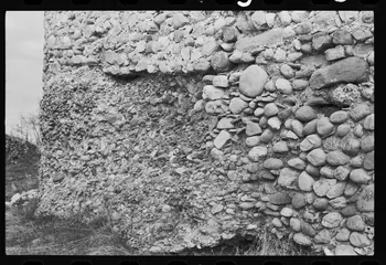 photographie Mur : roche en place et parement Ph.1979.314.3  Photo