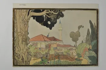 René Benezech aquarelle 1917 DMH1998.6.74  Photo Mucem