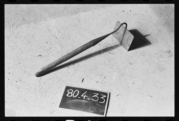 photographie Binette. Outillage agricole Ph.1980.1.530  Photo