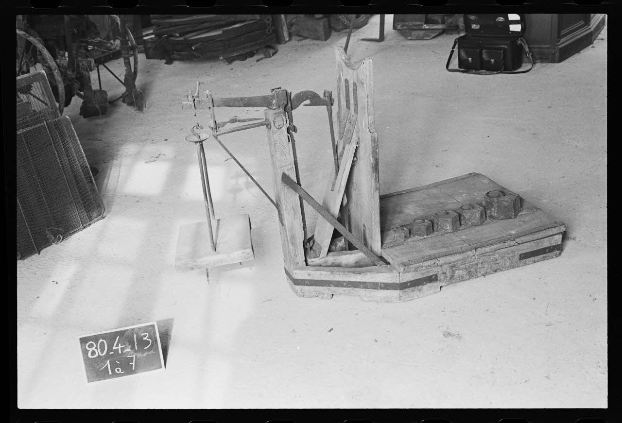 photographie Outillage viticole : bascule Ph.1980.1.580 Photo