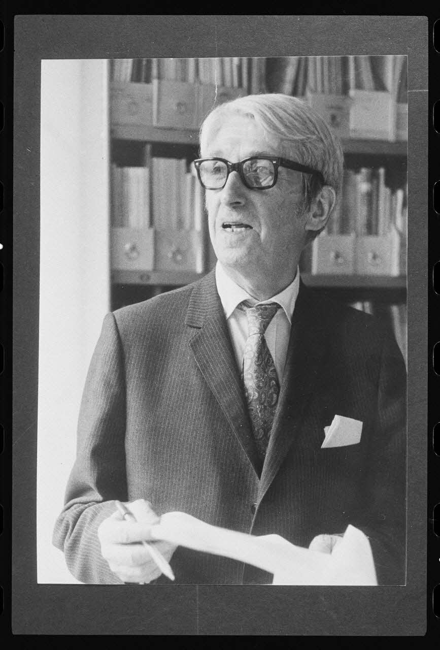 International council of museums (Paris) photographie Portrait de Georges Henri Rivière France 1975 Ph.1985.41.1  Photo