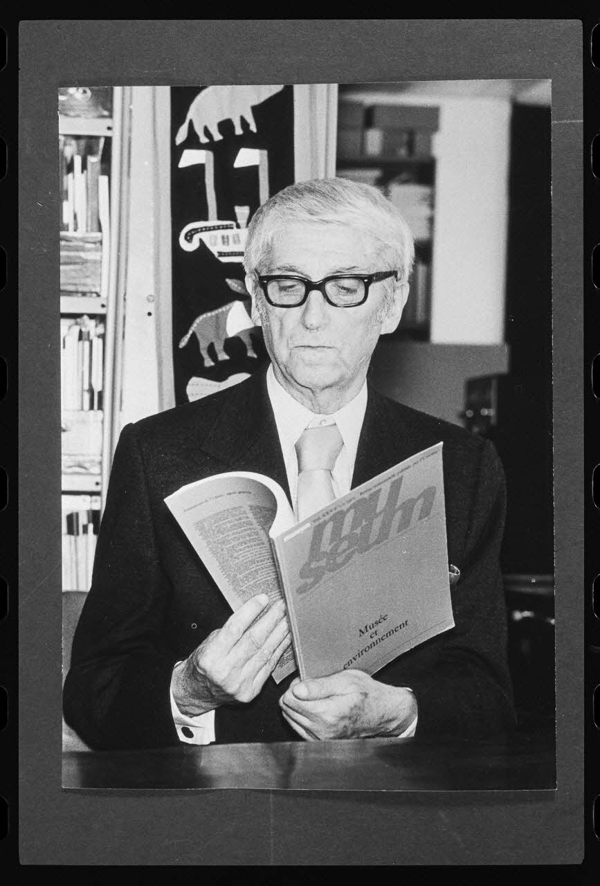 J. Guillot photographie Portrait de Georges Henri Rivière France 1975 Ph.1985.41.5 Photo