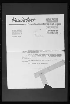Anonyme photographie Certificat de travail d'un ouvrier. Papier de commerce. Document administratif. 1955 Ile-de-France, France 1984 Ph.1985.44.1 Photo