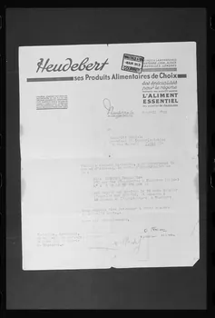 Anonyme photographie Lettre à la Sécurité Sociale concernant un changement d'état civil. Papier de commerce. Document administratif. 1953 Ile-de-France, France 1984 Ph.1985.44.2 Photo