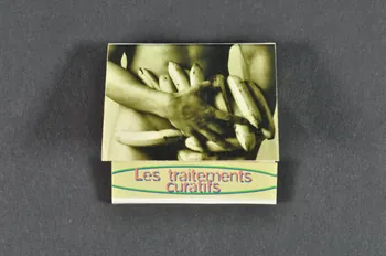 POCHETTE D'ALLUMETTES "Les traitements curatifs" 2002.104.11 Photo Mucem