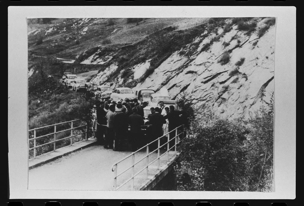 photographie Barrière du cortège. 1960 Ph.1985.79.1 Photo