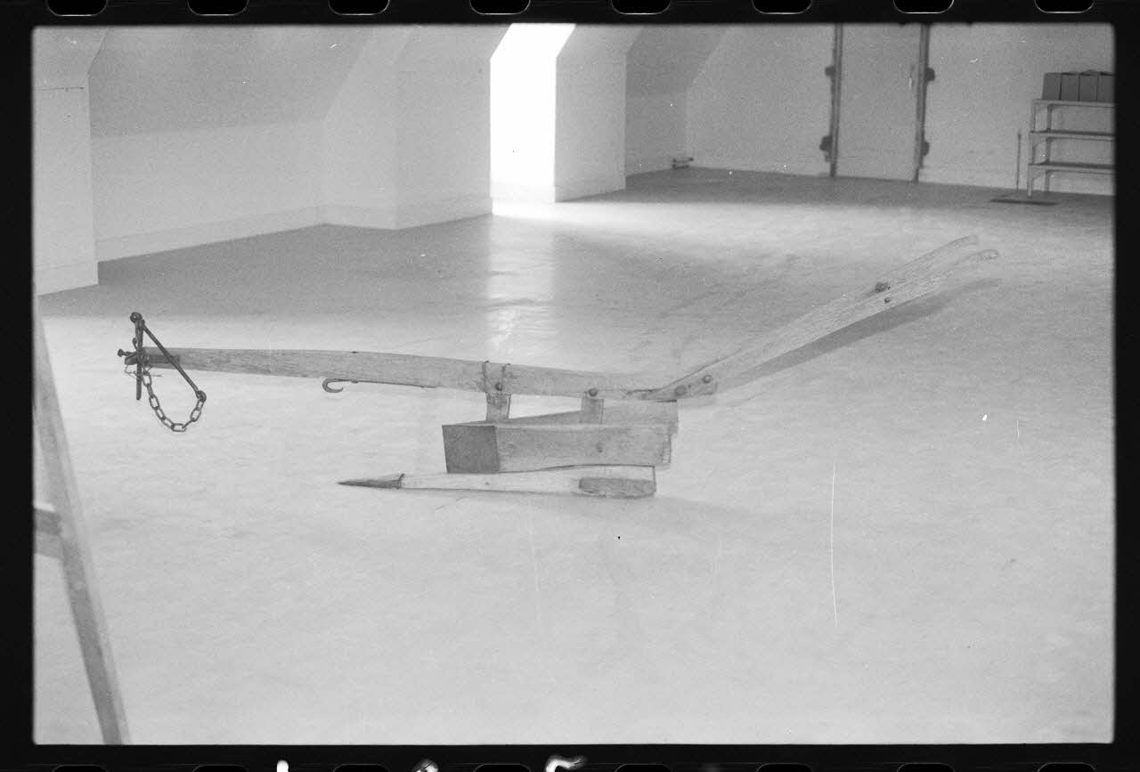 photographie Araire quadrangulaire à deux mancherons bâti suivant un modèle de charrue Ph.1986.1.135  Photo