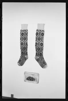 photographie Pièce d'un ensemble : chaussette Ph.1986.1.46  Photo