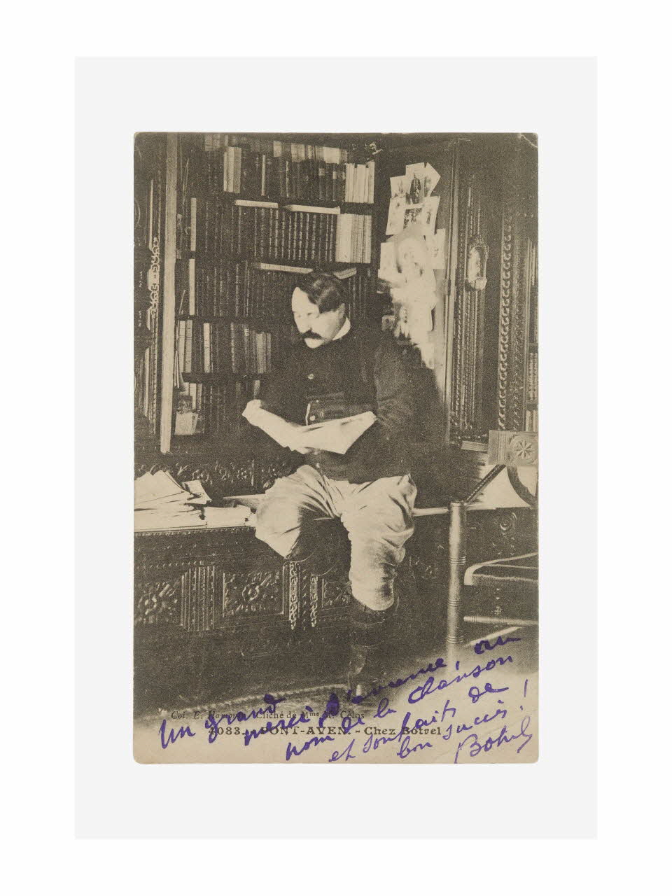 carte postale CHEZ BOTREL Finistère 1903-1920 019591 Photo