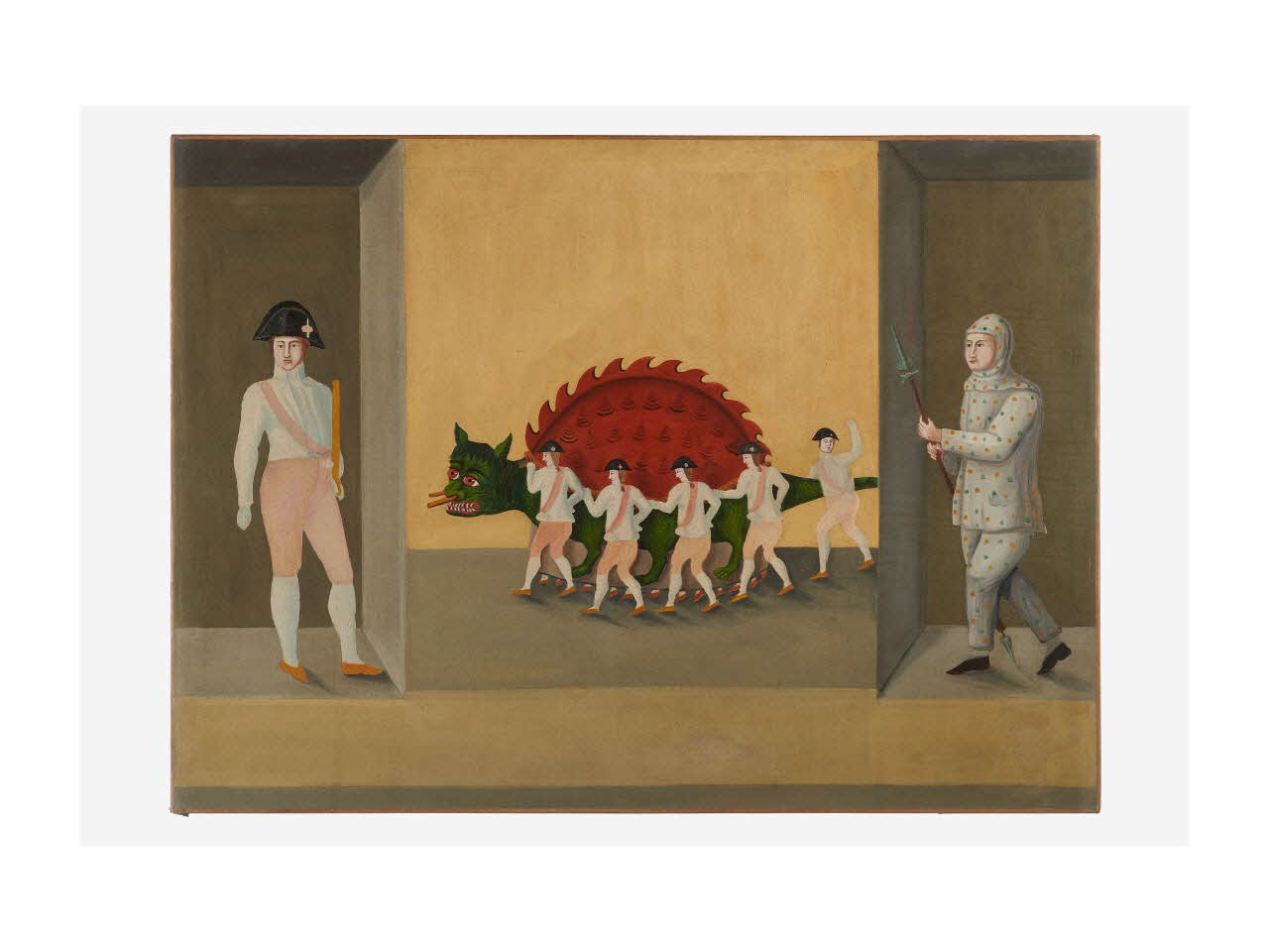 Claude Michel Celse tableau Tarasque et tarascaires Provence-Alpes-Côte d'Azur, France 1861-1865 1946.77.1 Photo