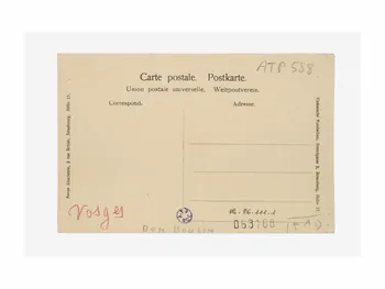 carte postale COLPORTEUR DANS LES VOSGES. HAUSIERER IN DEN VOGESE Alsace, France 1903-1920 063168  Photo