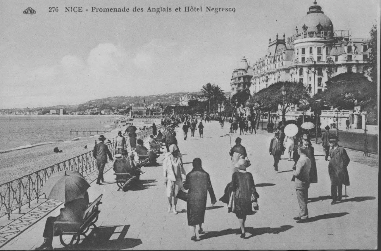 C.A.P. carte postale PROMENADE DES ANGLAIS PALAIS JETEE Provence-Alpes-Côte d’Azur, France 1931 003428 Photo