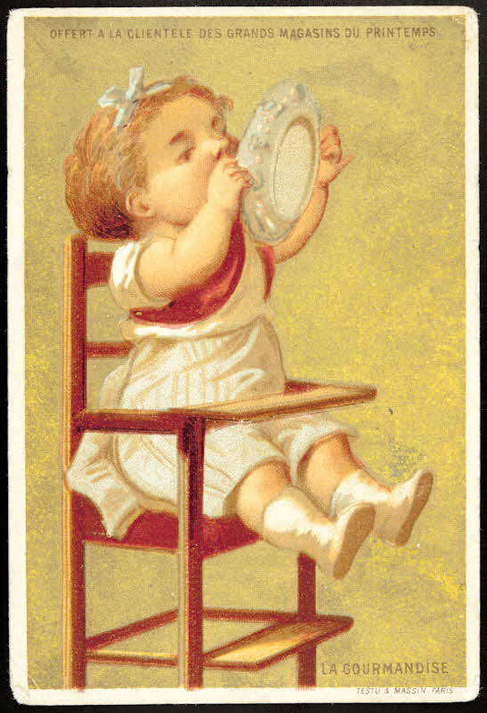 carte réclame LA GOURMANDISE 1998.77.251.1 Photo Mucem