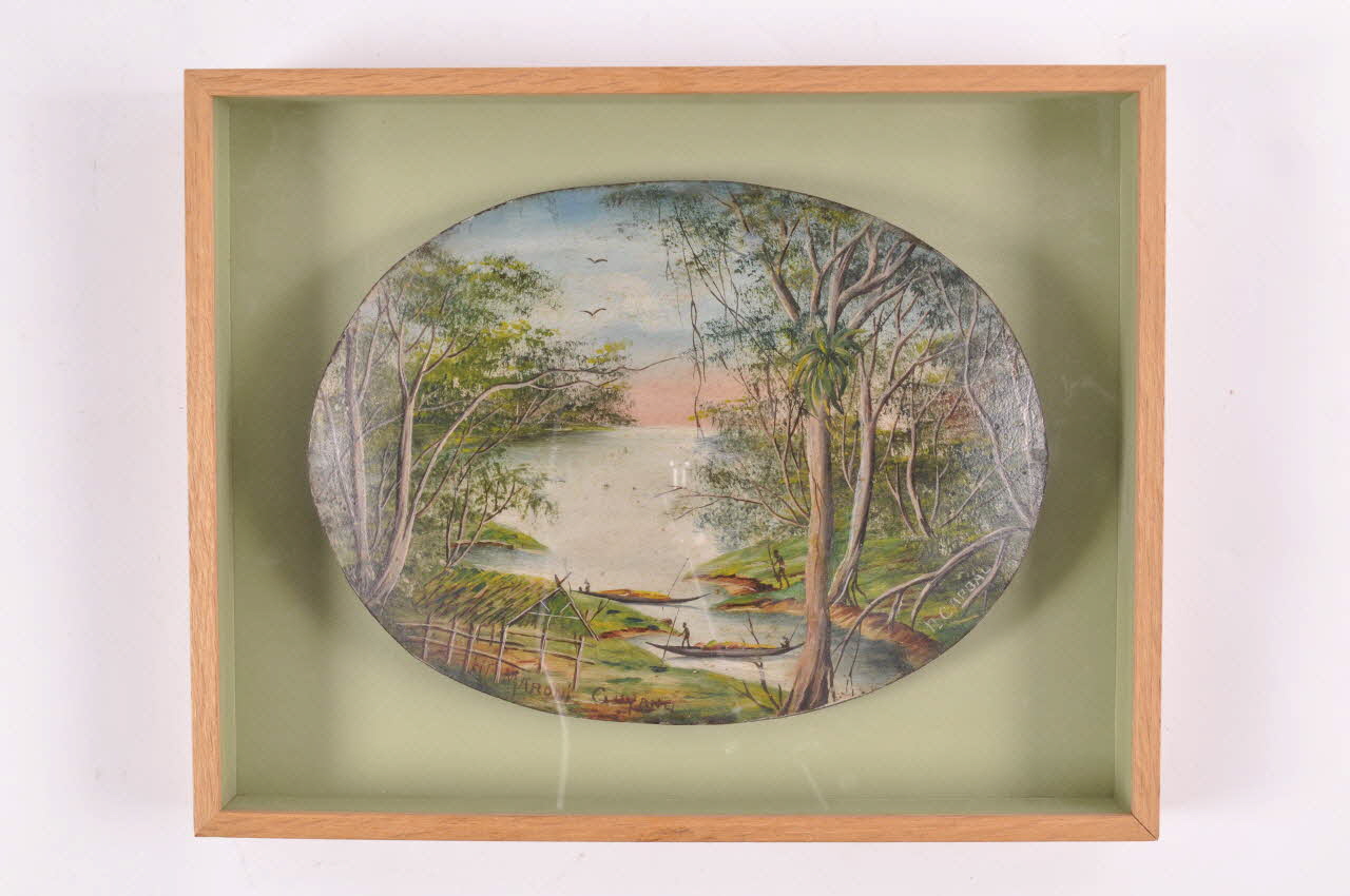 Daniel Capbal tableau Maroni - Guyane Guyane, France 1930-1940 2001.41.19 Photo Mucem
