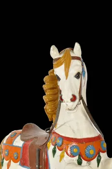 Gustave Bayol sujet de manège Cheval cabré de rang extérieur Pays de la Loire, France 1895-1909 1991.2.2.6 Photo Mucem