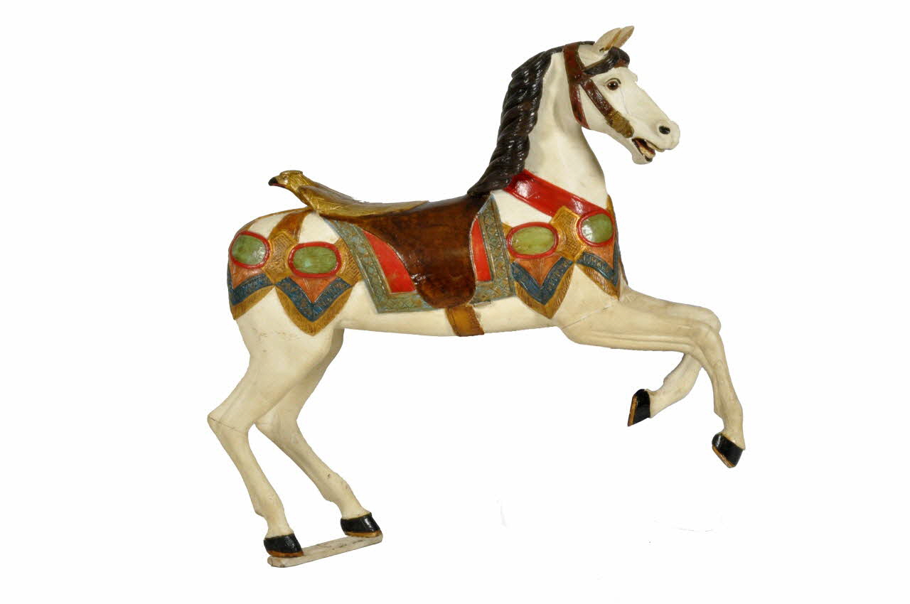 sujet de manège Cheval cabré 1991.2.23.1-2 Photo Mucem