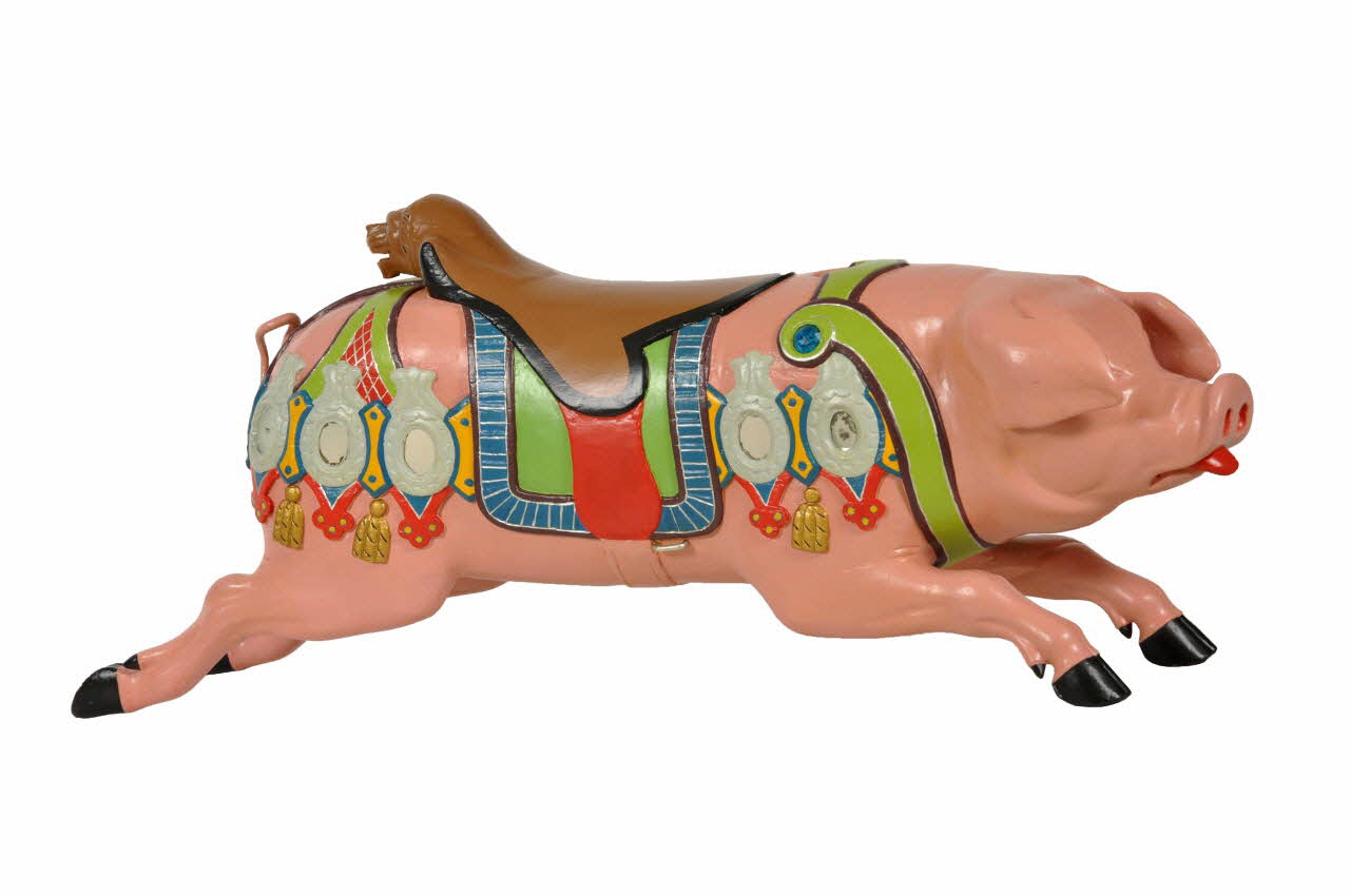 Friedrich Heyn SUJET DE MANEGE:COCHON Allemagne 1900 1997.1.17 Photo Mucem