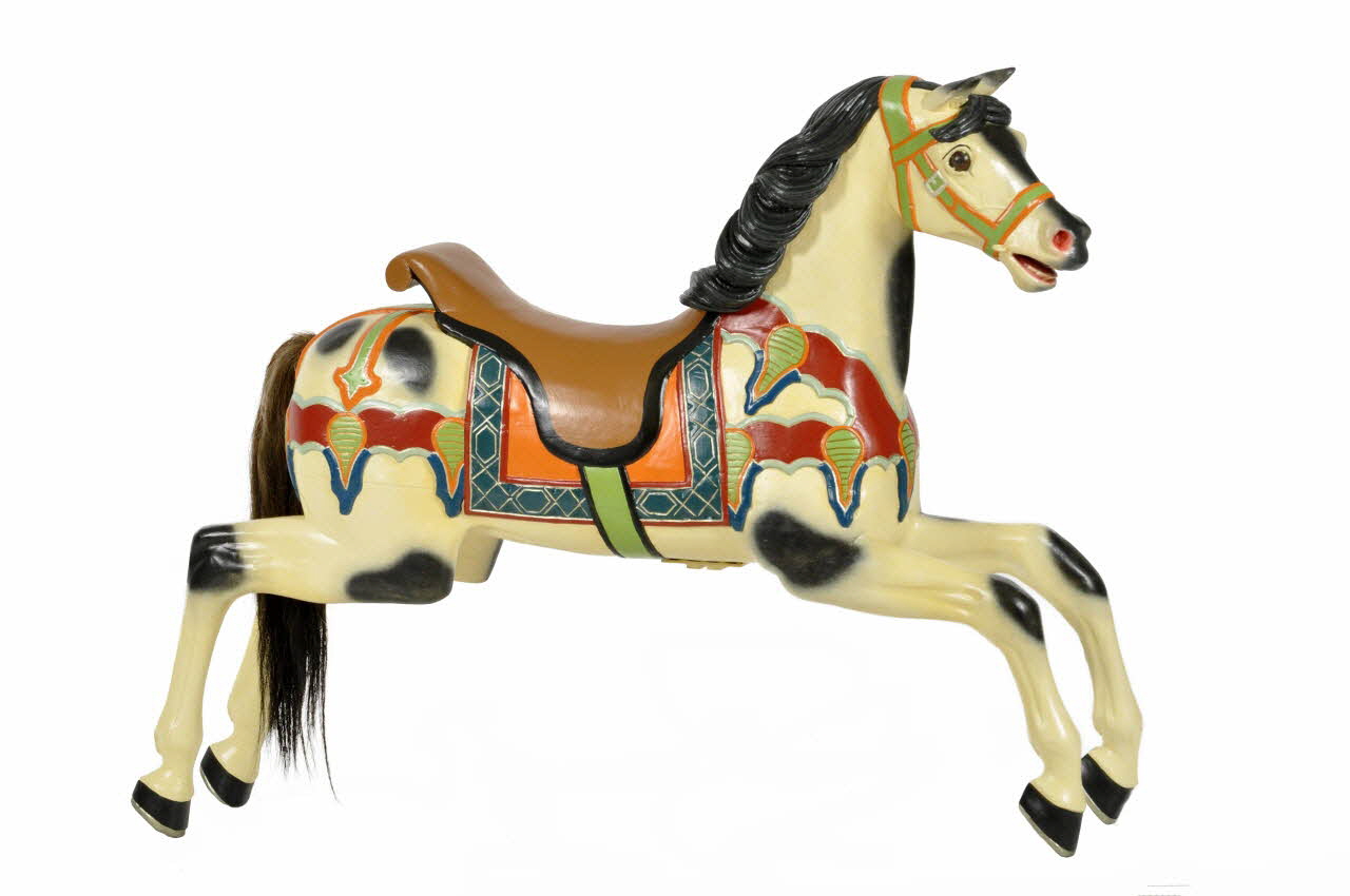 SUJET DE MANEGE : CHEVAL Allemagne 1900 1997.1.25 Photo Mucem