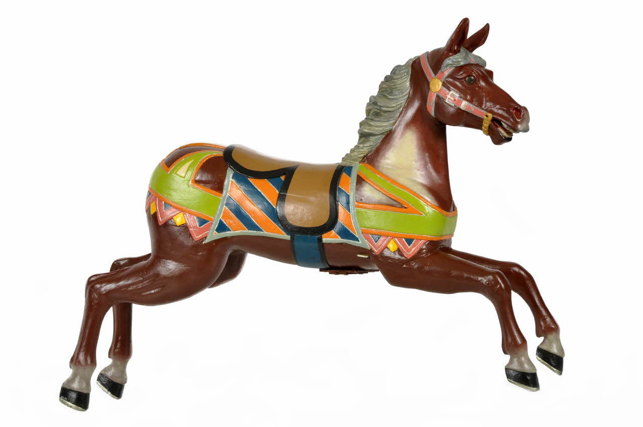 Friedrich Heyn SUJET DE MANEGE : CHEVAL Allemagne 1900 1997.1.37.1-2 Photo Mucem