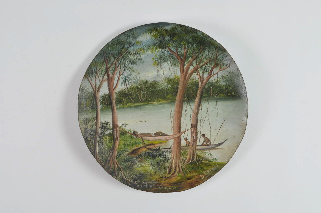 Daniel Capbal tableau Rêverie à l'aube - Guyane Guyane, France 1930-1940 2001.41.20 Photo Mucem