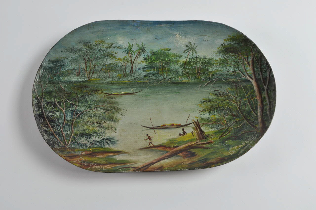 Daniel Capbal tableau Guyane Guyane, France 1930-1940 2001.41.21 Photo Mucem