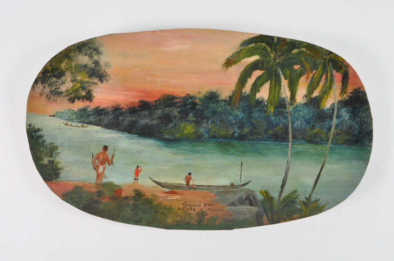 Daniel Capbal tableau Guyane Fse - Indiens - Ht Maroni Guyane, France 1930-1940 2001.41.23 Photo Mucem