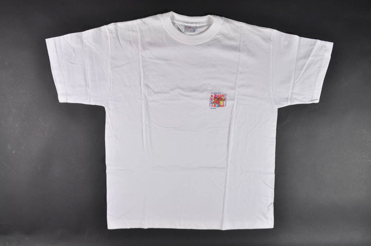 Préservatifs Loops T shirt "Ne relâchez pas la garde" France 2002 2002.104.74 Photo Mucem