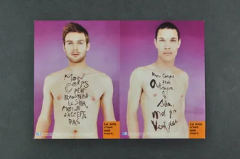 Secrétariat d'Etat à la Santé et aux Handicapés / CFES carte postale "Mon corps peut transmettre le sida, moi je n'accepte pas /" "mon corps peut attraper le sida, moi je ne veux pas" France 2001 2002.107.17  Photo Mucem