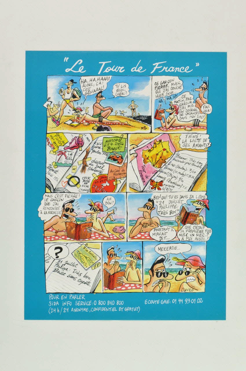 affichette "Le Tour de France" 2002.107.7 Photo Mucem