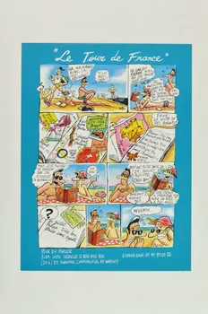 affichette "Le Tour de France" 2002.107.7 Photo Mucem