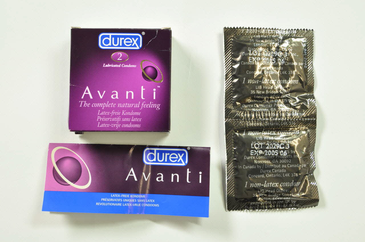 Durex Boite de préservatifs France 2002 2002.108.5.1-3 Photo Mucem