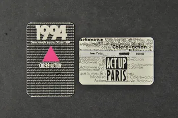 Act Up-Paris carte France 1993 2002.110.108.1-2  Photo Mucem