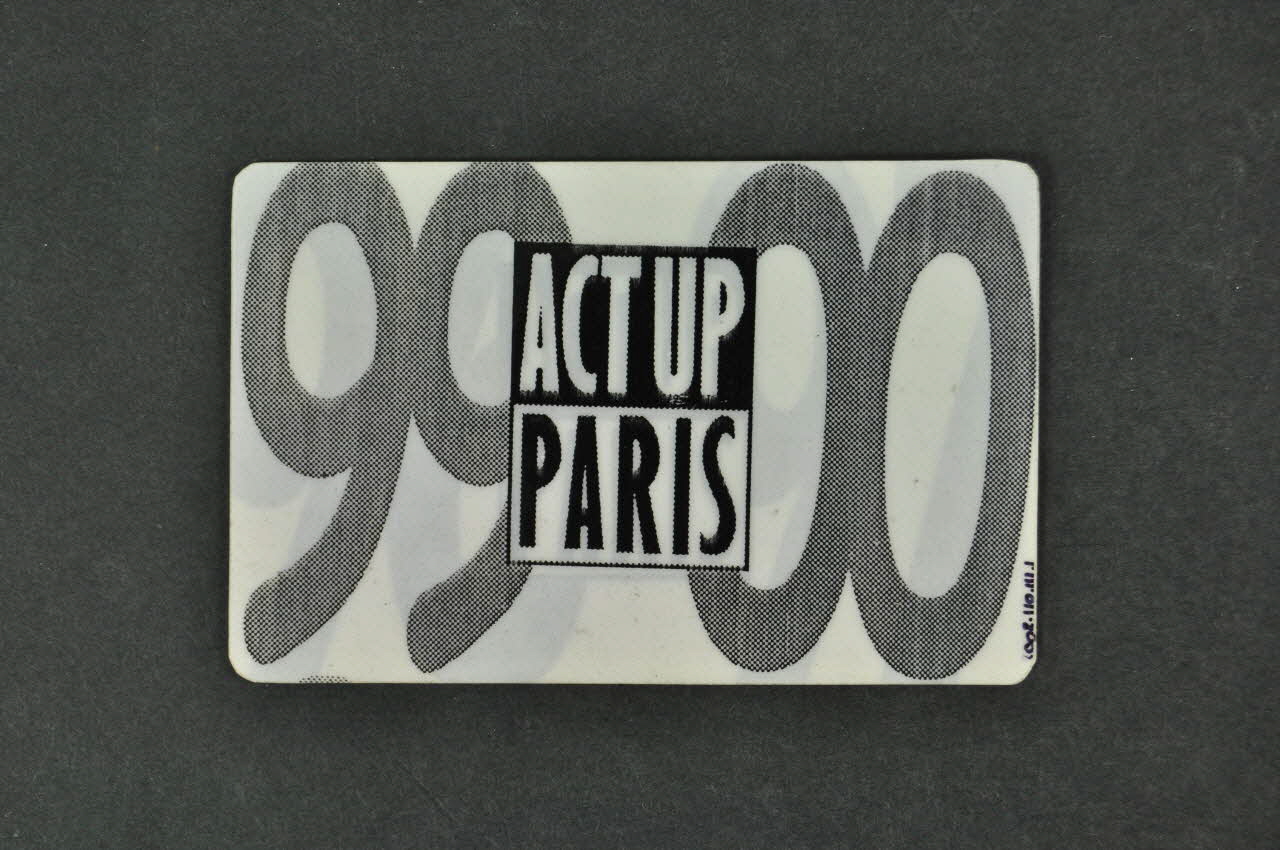 Act Up-Paris carte Île-de-France, France 1999 2002.110.111.1 Photo Mucem