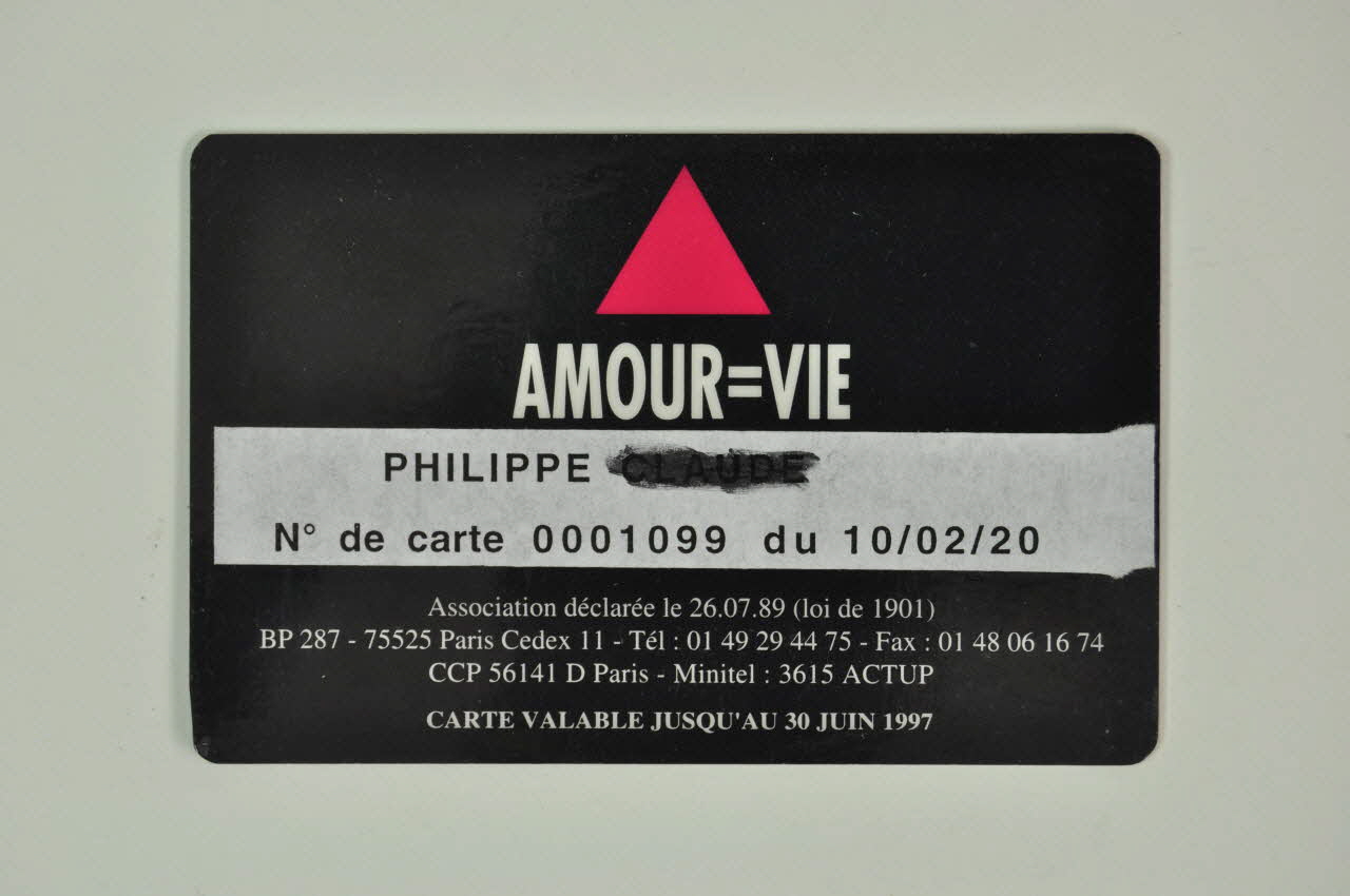 Act Up-Paris carte Île-de-France, France 2001 2002.110.112 Photo Mucem