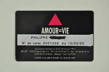 Act Up-Paris carte France 2001 2002.110.112  Photo Mucem