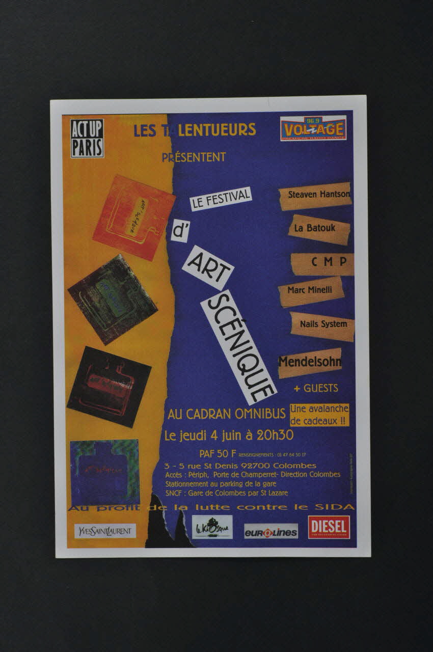 flyer "Le Festival d'art scénique" 2002.110.118 Photo Mucem