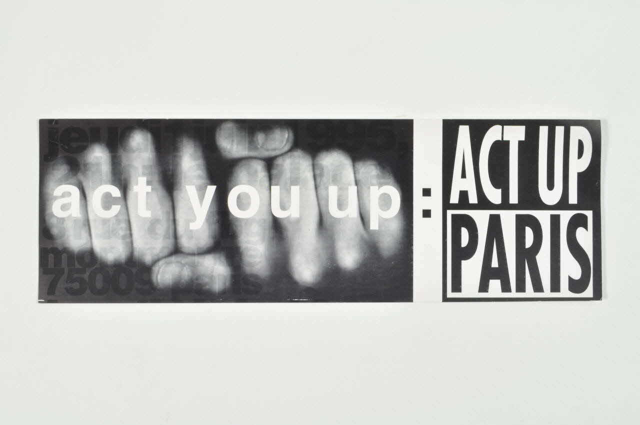 Act Up-Paris flyer Flyer "Le palace" / "Act you up" Île-de-France, France 1995 2002.110.127 Photo Mucem