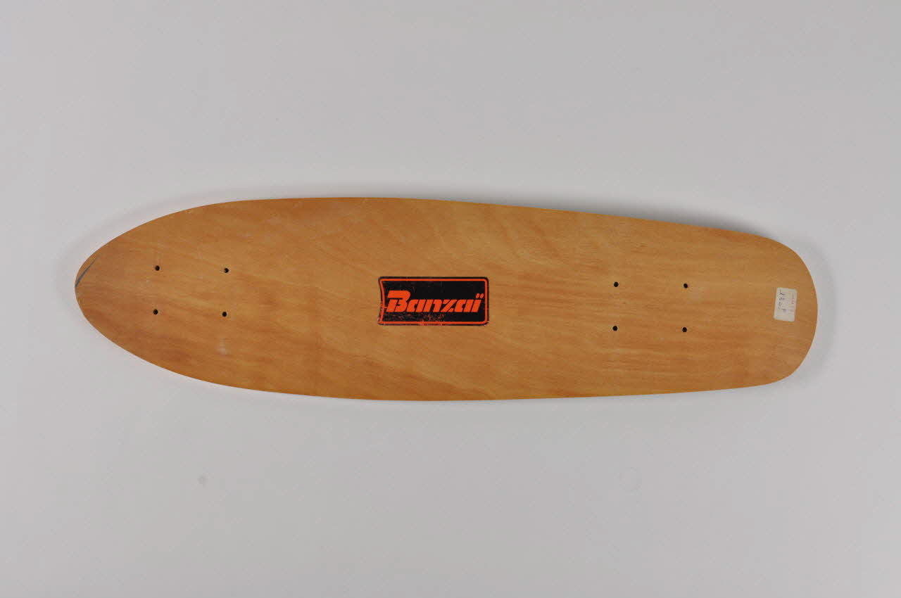 Banzaï planche de skateboard Ile-de-France, France 1975-1979 2000.29.109 Photo Mucem