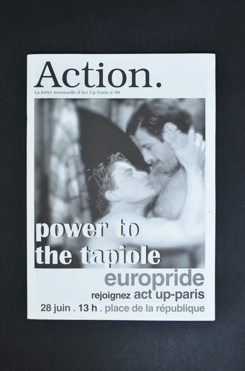 Act Up-Paris journal Journal "Action" n°48 / "Information = pouvoir" France 1997/6 2002.110.40  Photo Mucem