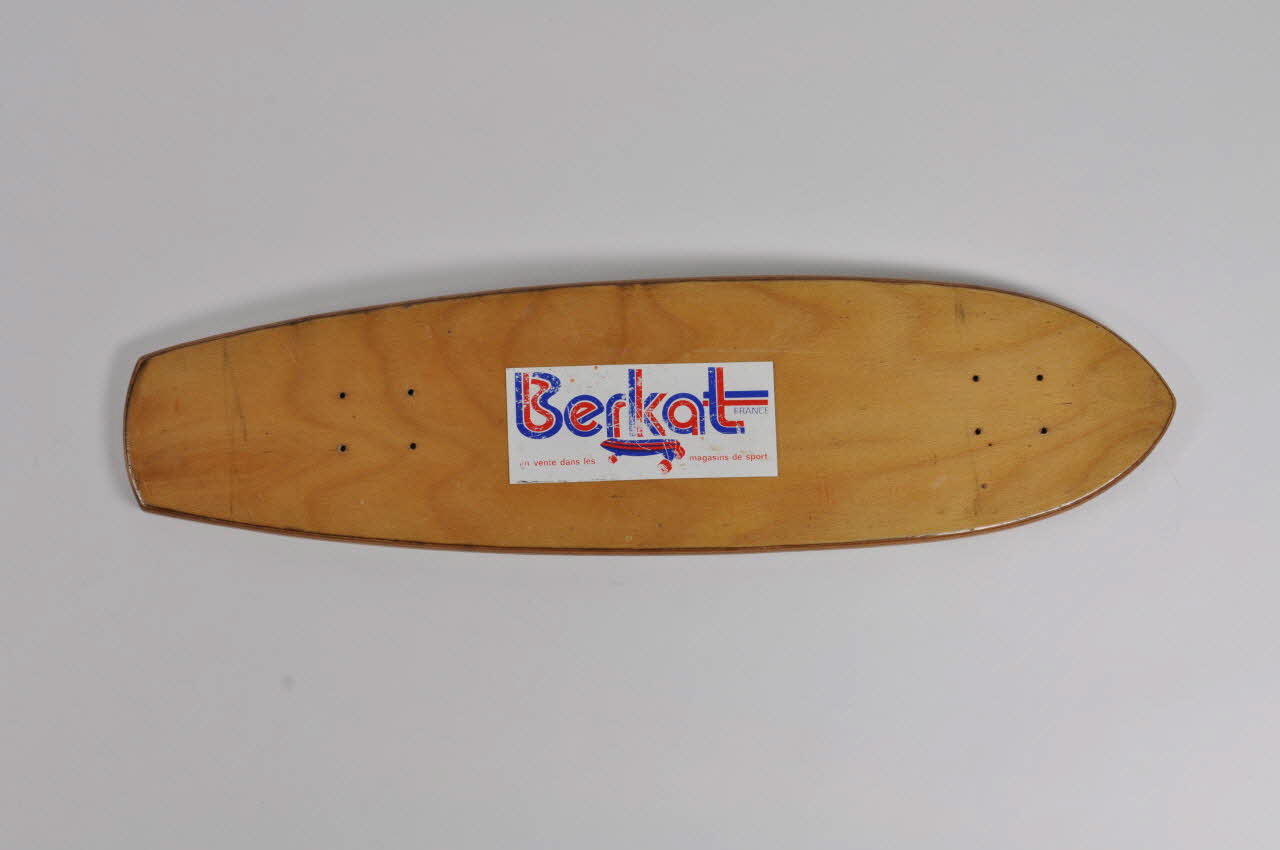 Berkat planche de skateboard France 1975-1979 2000.29.167 Photo Mucem