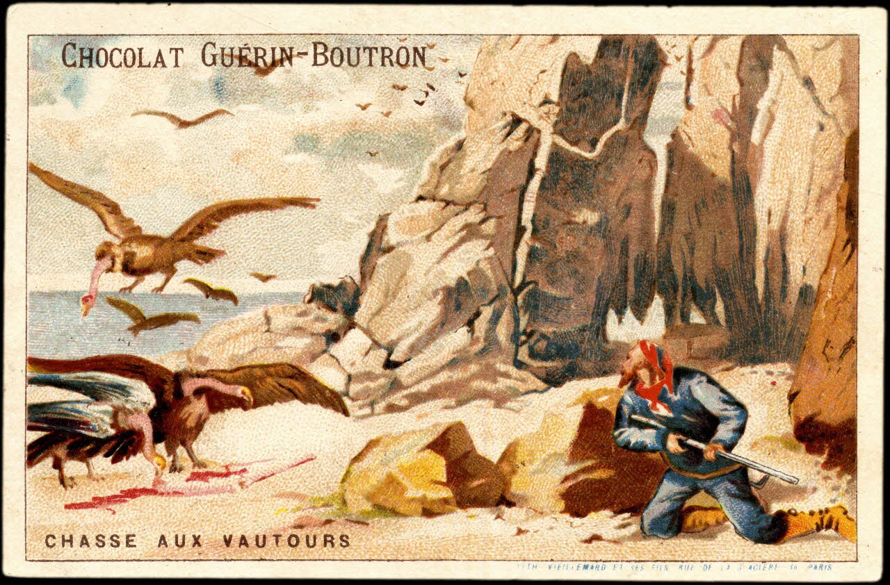 Baster & Vieillemard carte réclame chromo Paris 1889-1895 1995.1.106.8 Photo