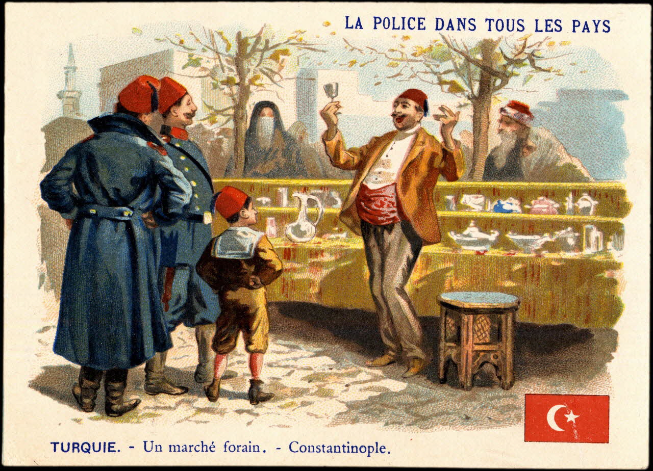 Romanet carte réclame chromo Paris 1877-1913 1995.1.476.9 Photo