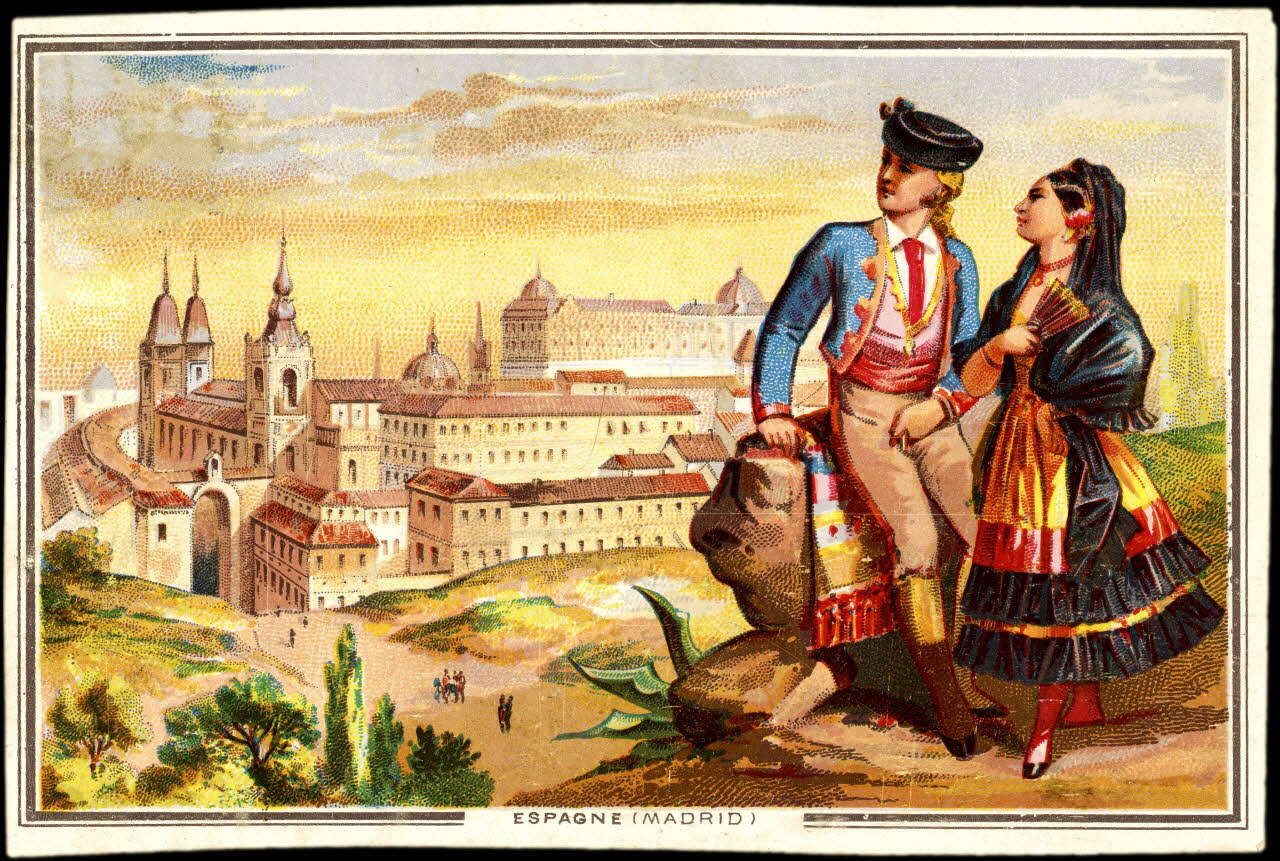 Romanet carte réclame chromo Paris 1877-1913 1995.1.483.4 Photo