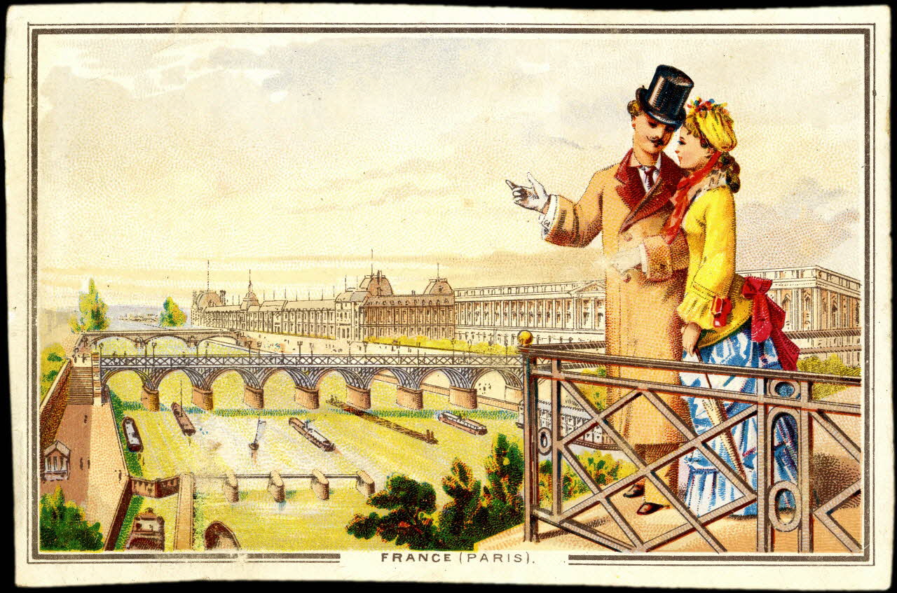 Romanet carte réclame chromo Paris 1877-1913 1995.1.483.5 Photo