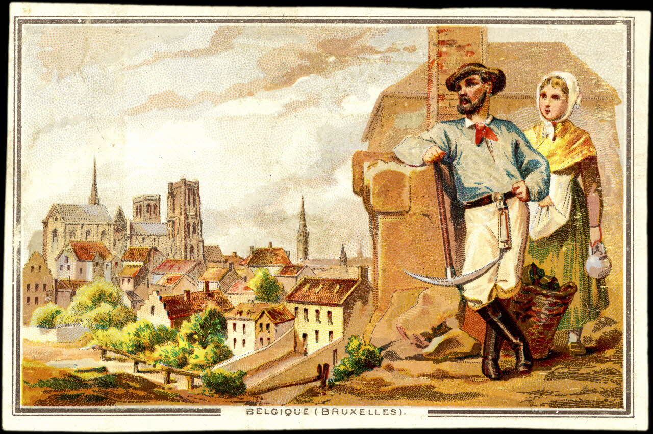 Romanet carte réclame chromo Paris 1877-1913 1995.1.483.3 Photo