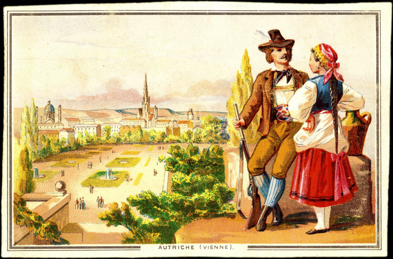 Romanet carte réclame chromo Paris 1877-1913 1995.1.483.2 Photo