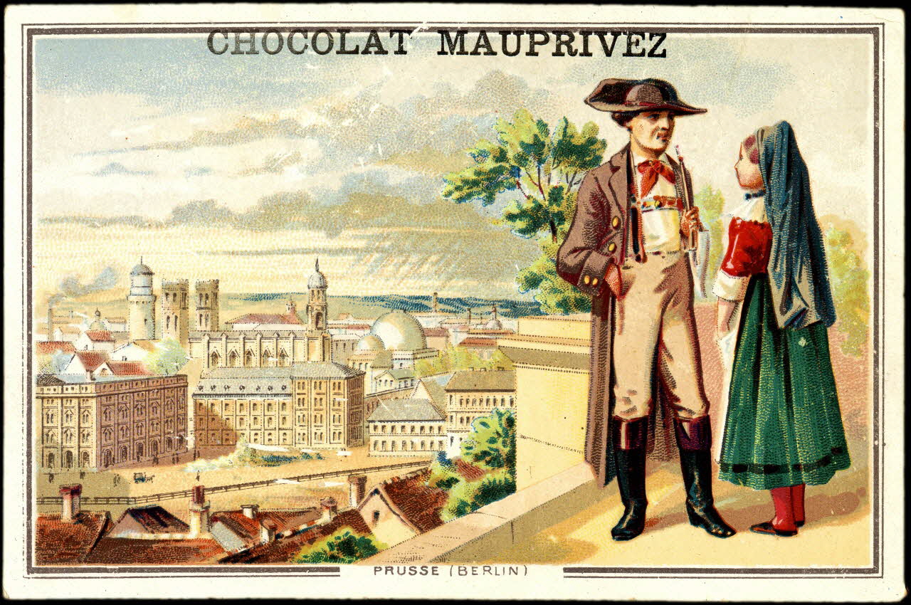 Romanet carte réclame chromo Paris 1877-1913 1995.1.483.9 Photo