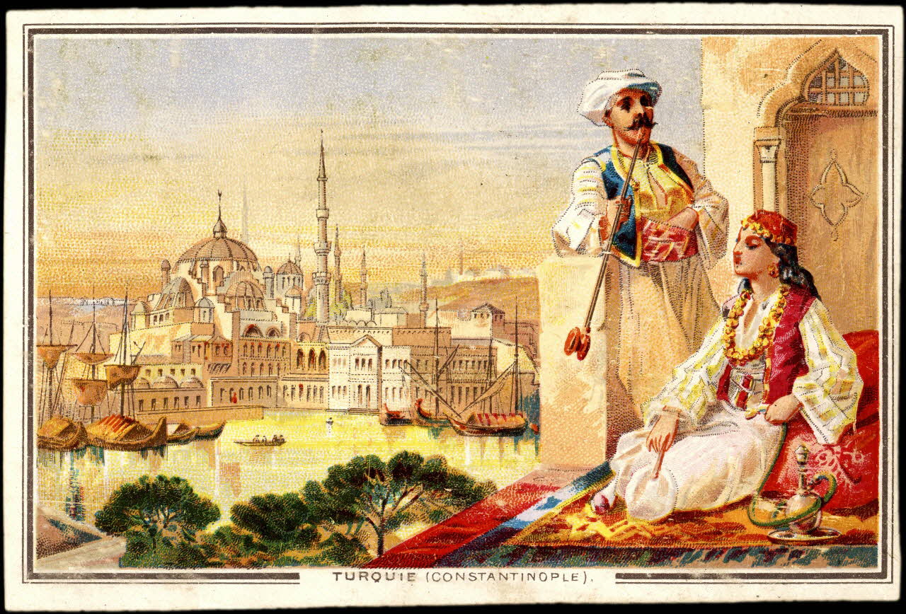 Romanet carte réclame chromo Paris 1877-1913 1995.1.483.12 Photo