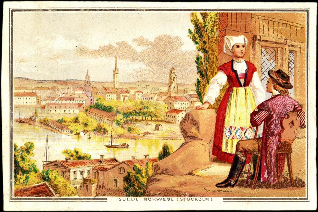 Romanet carte réclame chromo Paris 1877-1913 1995.1.483.11 Photo