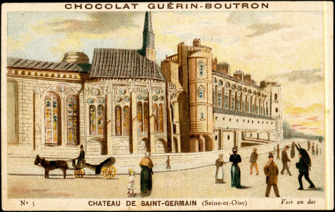 Baster & Vieillemard carte réclame chromo Paris 1896-1906 1995.1.166.5 Photo